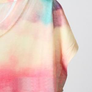 clouds tie dye shirt